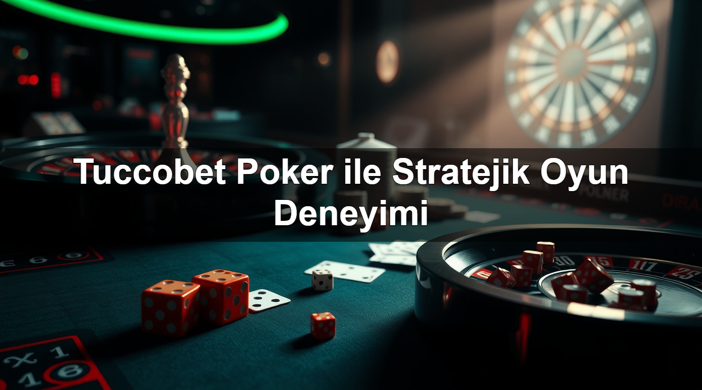Tuccobet Poker ile Stratejik Oyun Deneyimi