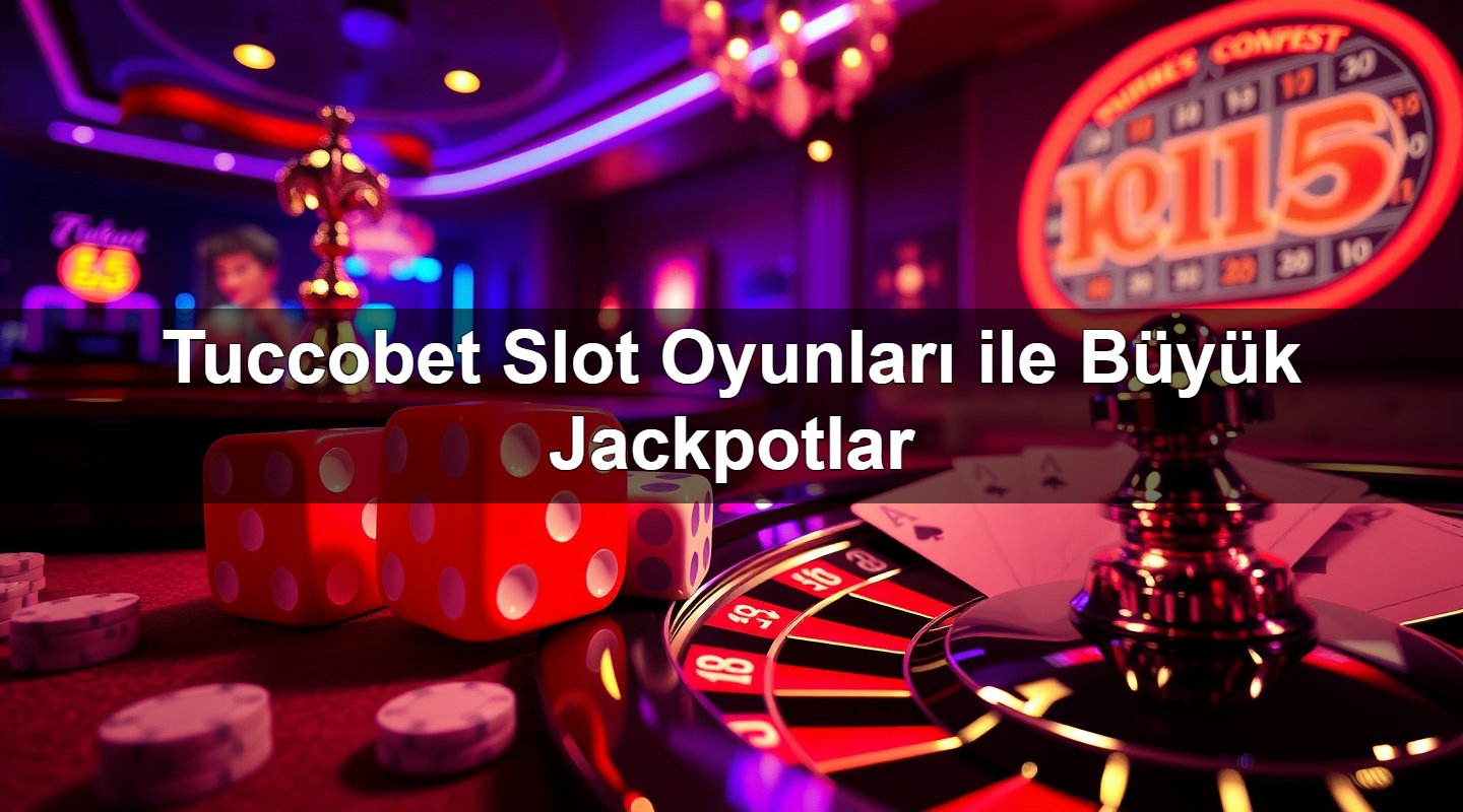 Tuccobet Slot Oyunları ile Büyük Jackpotlar